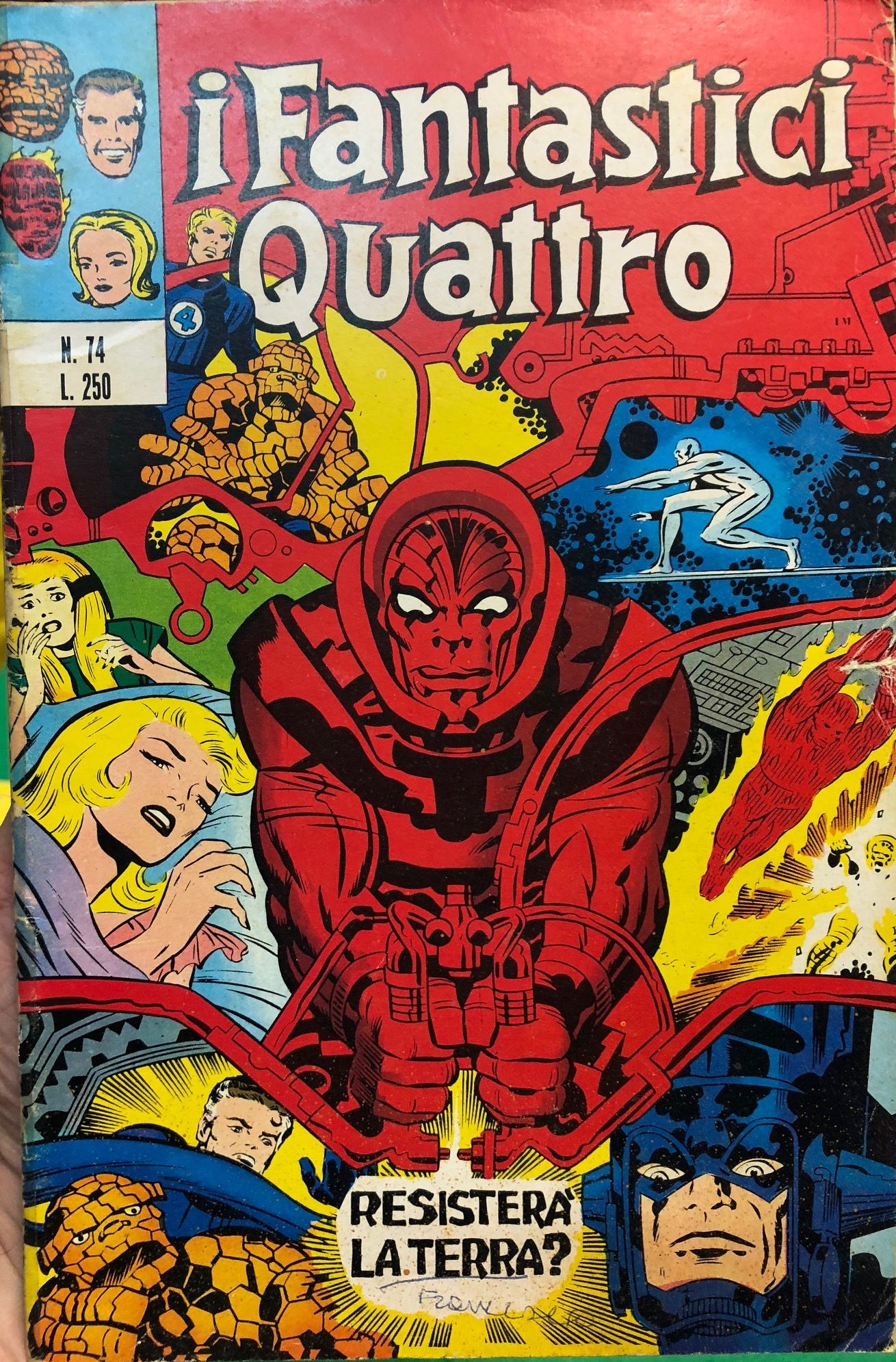 I Fantastici Quattro ed. Corno n. 74