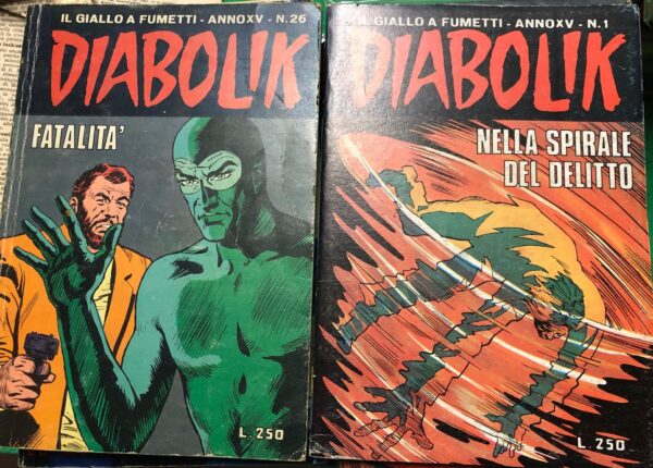 DIABOLIK  anno XV (15) da 1 a 26 ASTORINA - ANNO 1976 completa