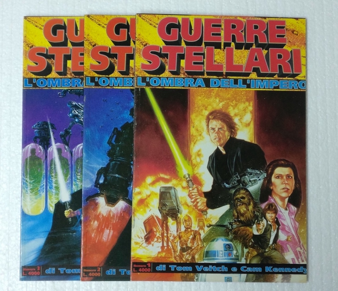 GUERRE STELLARI n.1-2-3 L’OMBRA DELL'IMPERO NEWS MARKET 1991-92
