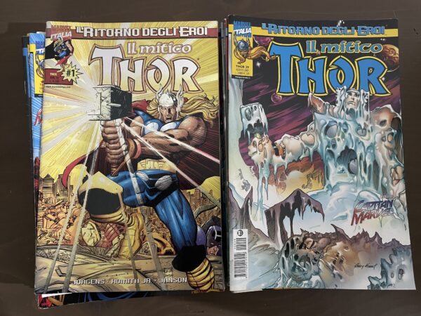 Il mitico Thor sequenza dal n.1 al 29 meno i n.ri 3 e 22 ed. Marvel [SAB]