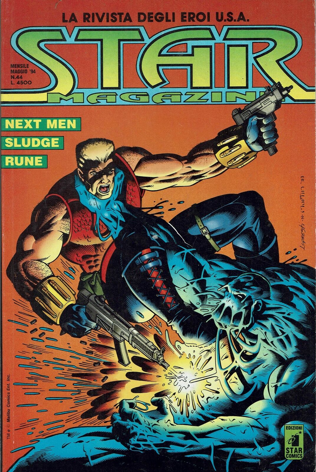 STAR MAGAZINE n.44 Next Men, Rune di Byrne STAR COMICS