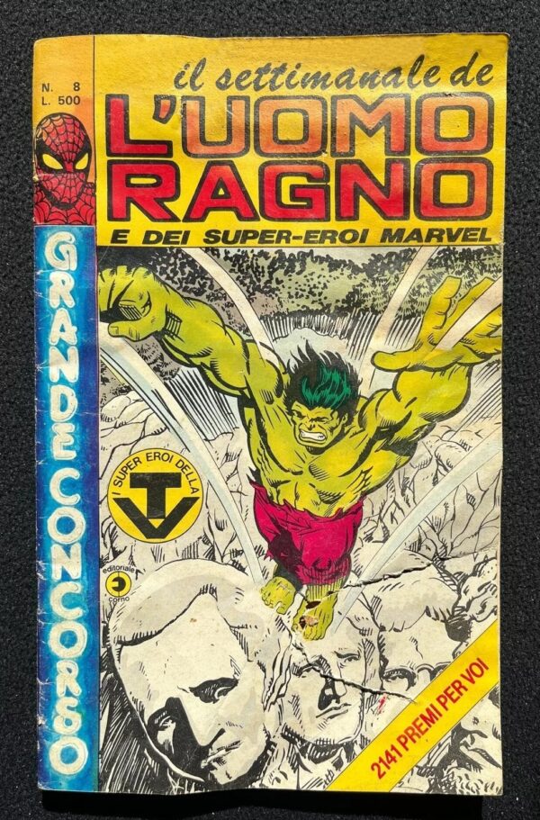 Il settimanale dell'uomo ragno n. 8 corno