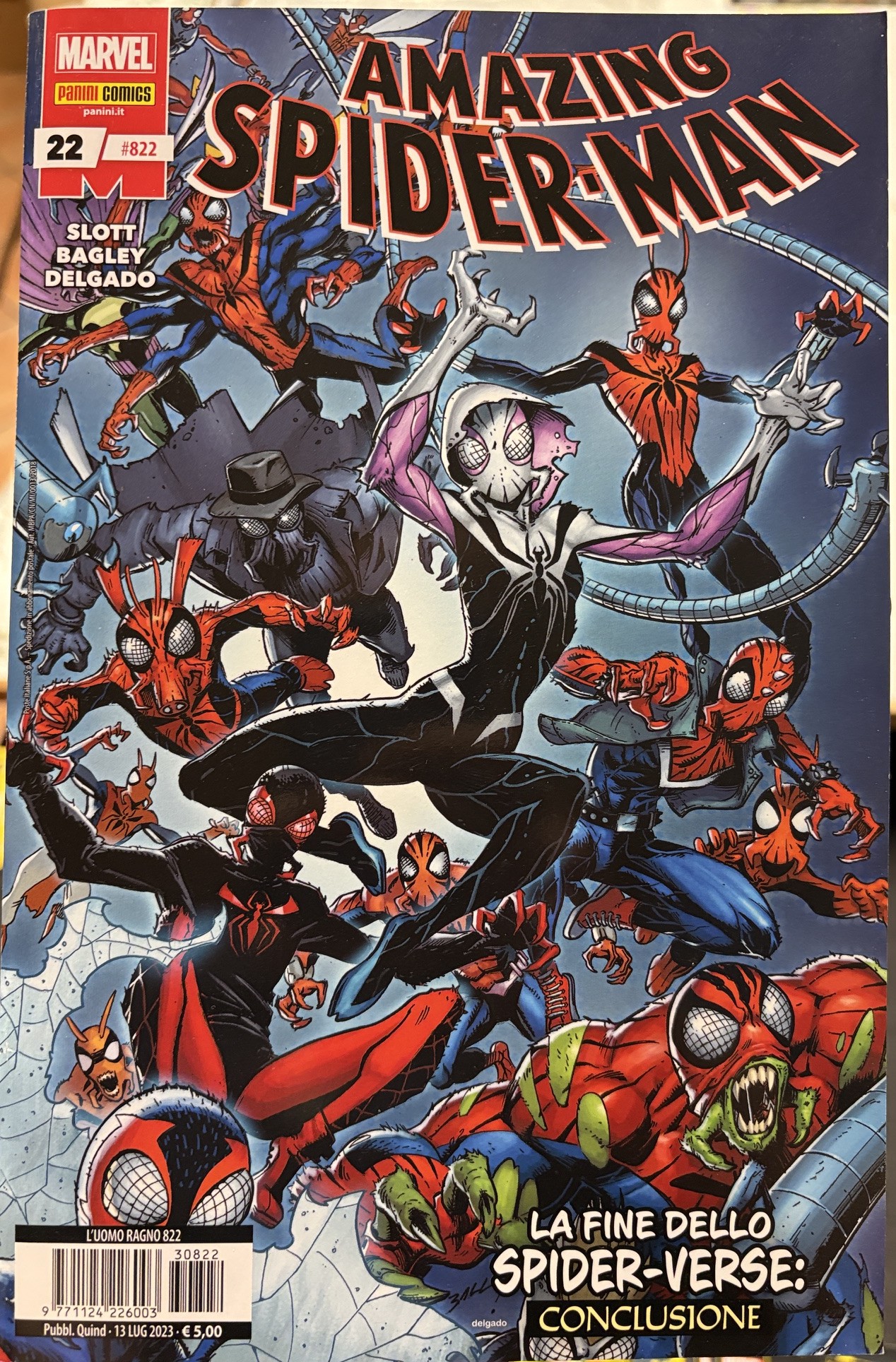 Amazing Spiderman n. 22 - n. 822 Uomo Ragno - Panini Comics