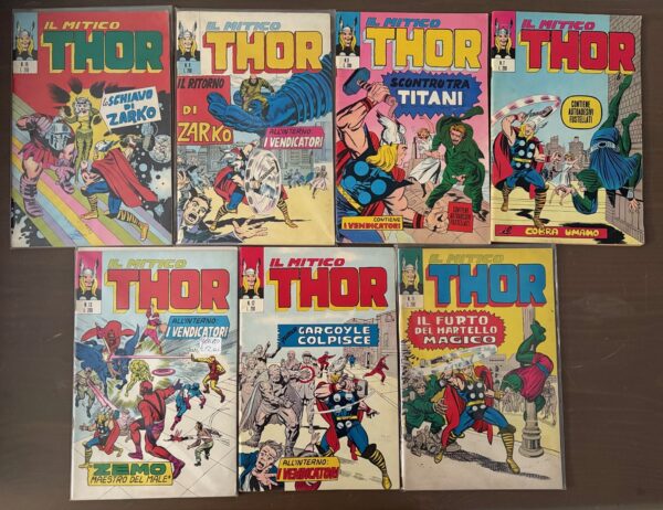 Thor da n. 7 a 13 ed. Corno 1972