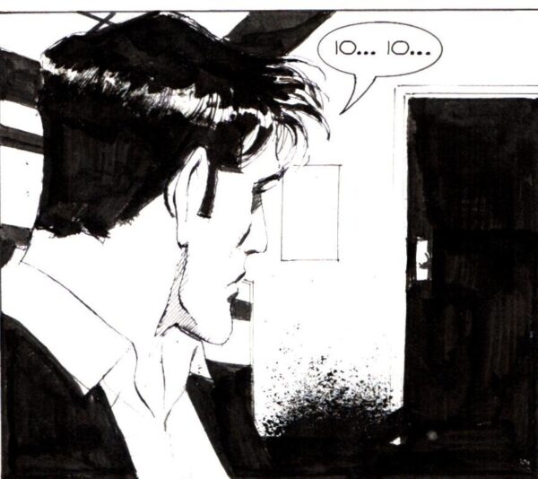 Dylan Dog-tavola originale di DYLAN DOG MAXI n.14 "Paranoia" 2001 di Corrado Roi - immagine 2