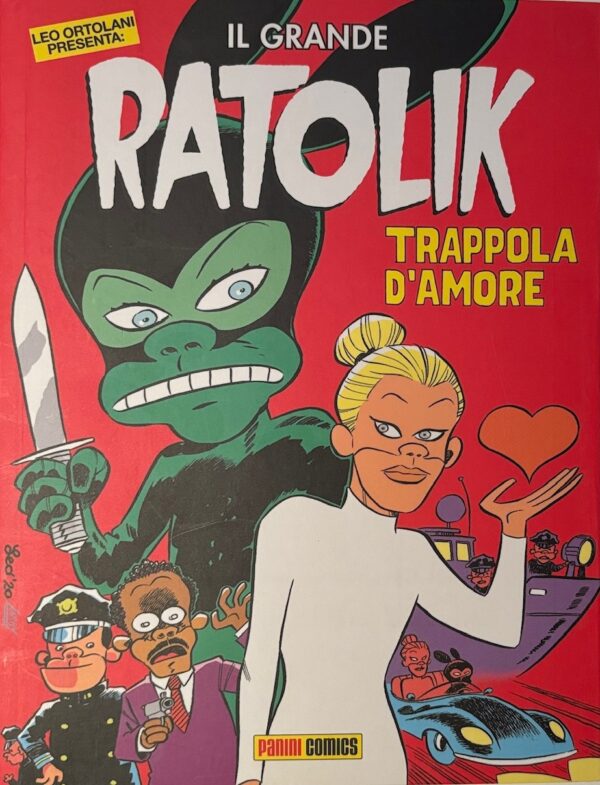 IL GRANDE RATOLIK di LEO ORTOLANI - parodia di DIABOLIK - PANINI COMICS