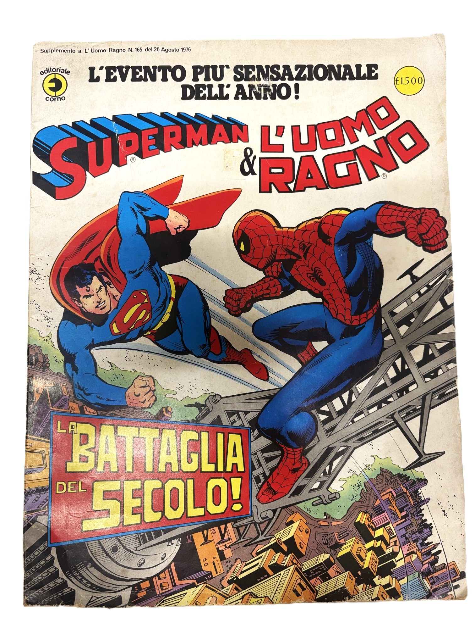 Superman & L'Uomo Ragno La battaglia del secolo - Corno