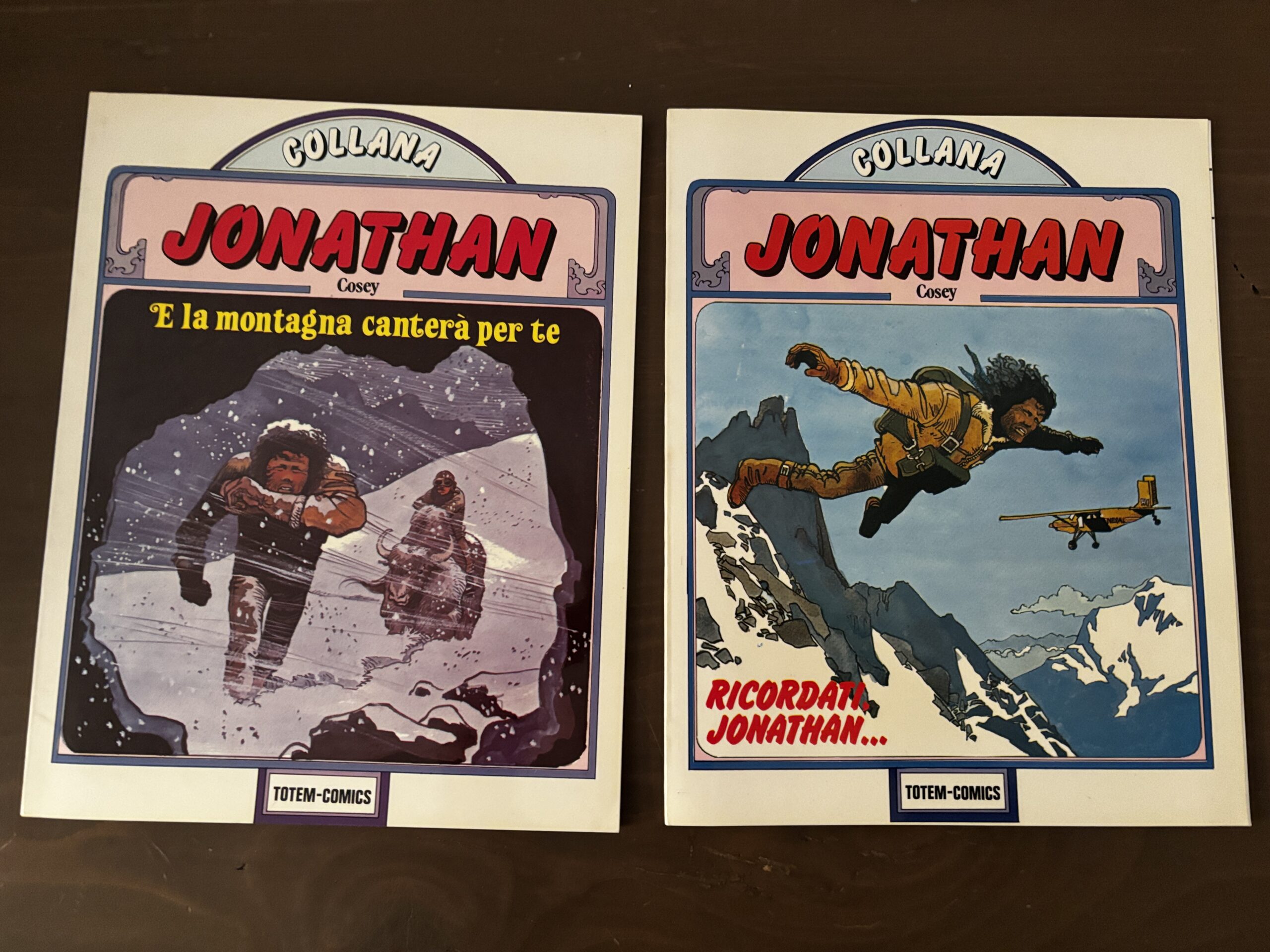 Collana Jonathan n. 1-2 di Cosey - Edizioni Nuova Frontiera 1982 Totem Comics