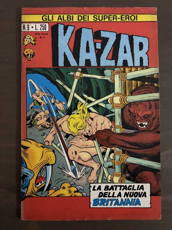 ASE-ALBI DEI SUPER-EROI CORNO n. 9 - serie Ka-Zar n. 3