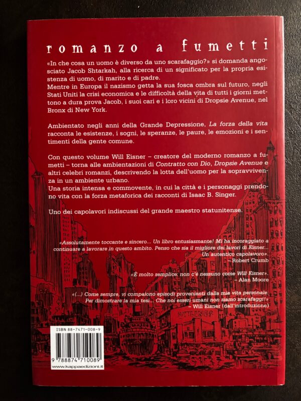 Will Eisner La forza della vita - Kappa Edizioni 2002 prima edizione - immagine 2