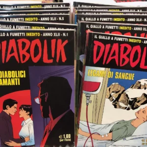 DIABOLIK anno XLII (42) da 1 a 12 ASTORINA - ANNO 2003 completa