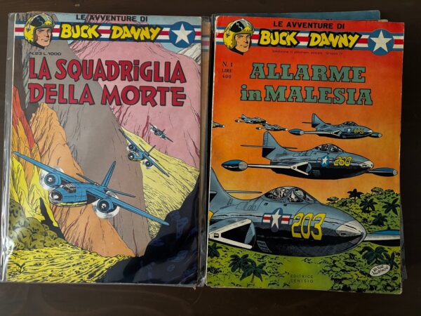 Le avventure di Buck Danny da 1 a 23 sequenza completa - Cenisio 1967