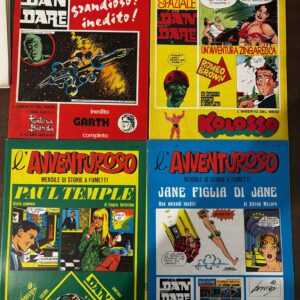 L'AVVENTUROSO - Mensile di storie a fumetti ANNO I da n. 1 a n. 4-1975 Edizioni GM