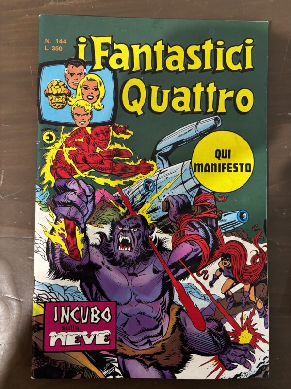 Fantastici Quattro n. 144  - Ed. Corno