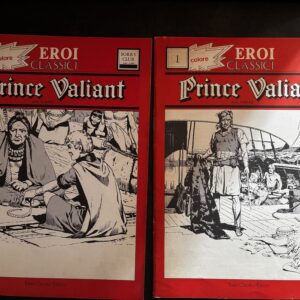 PRINCE VALIANT n.1 e 2 di Hal Foster - Ennio Ciscato Editore 1975 Colore