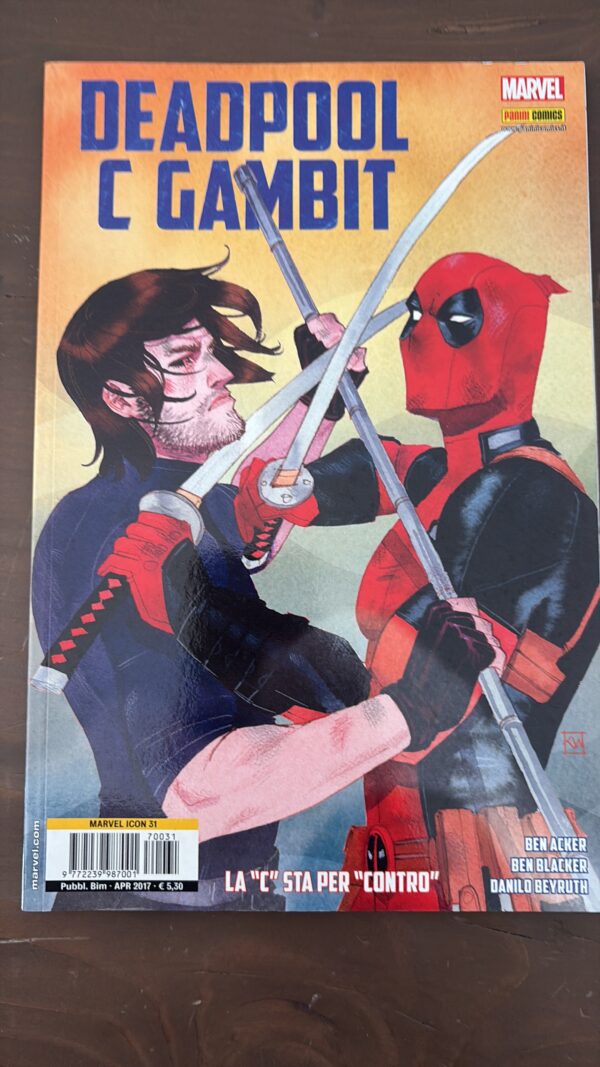 Deadpool C Gambit - La "C" sta per "Contro" -Marvel Icon n.31- Panini 2017