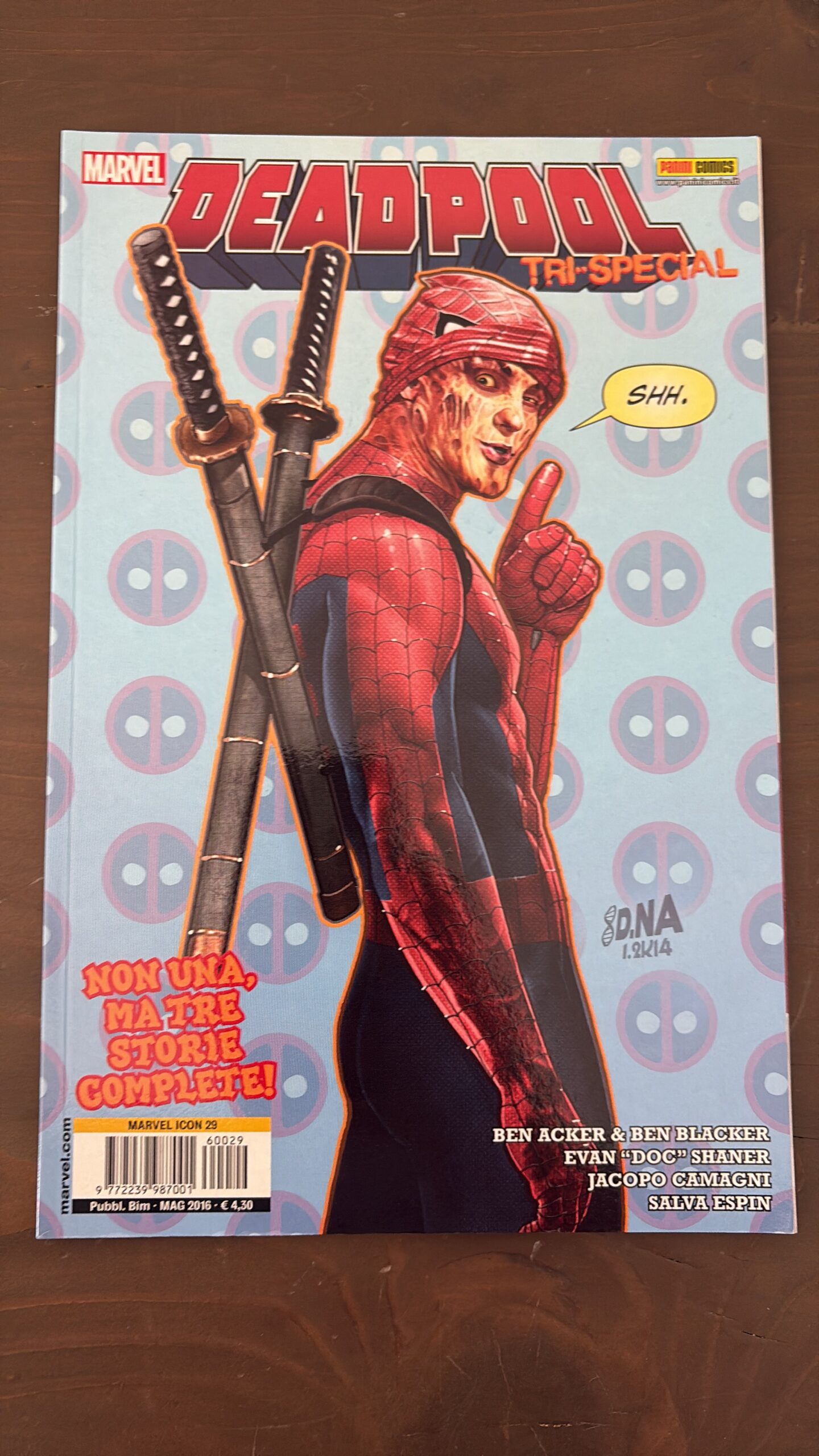DEADPOOL TRI-SPECIAL - Marvel Icon n.29 - PANINI