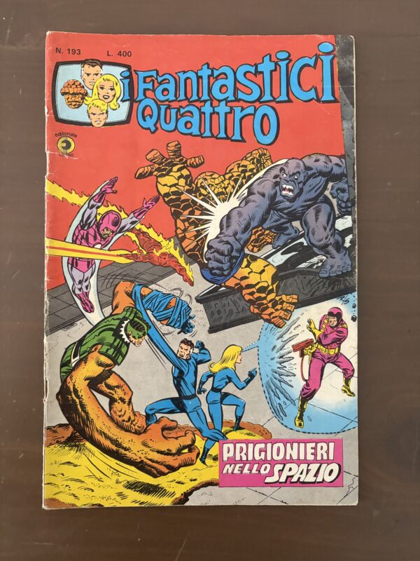 I Fantastici Quattro ed. Corno n. 193