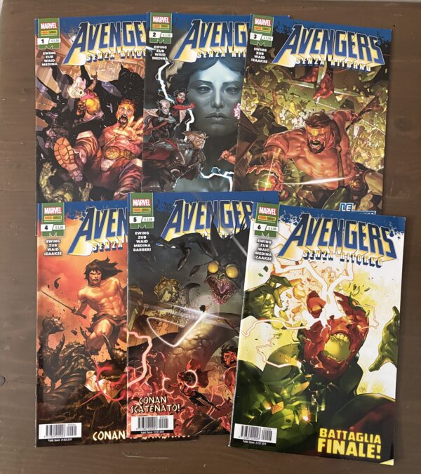 Avengers - Senza Ritorno  1 a 6 completa Marvel -Panini 2018