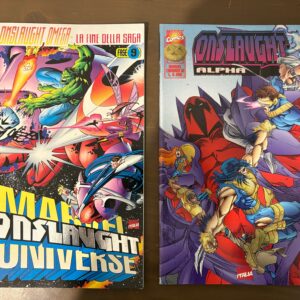 X-Men ONSLAUGHT ALPHA e OMEGA Marvel Crossover n.20 e 21 - Panini