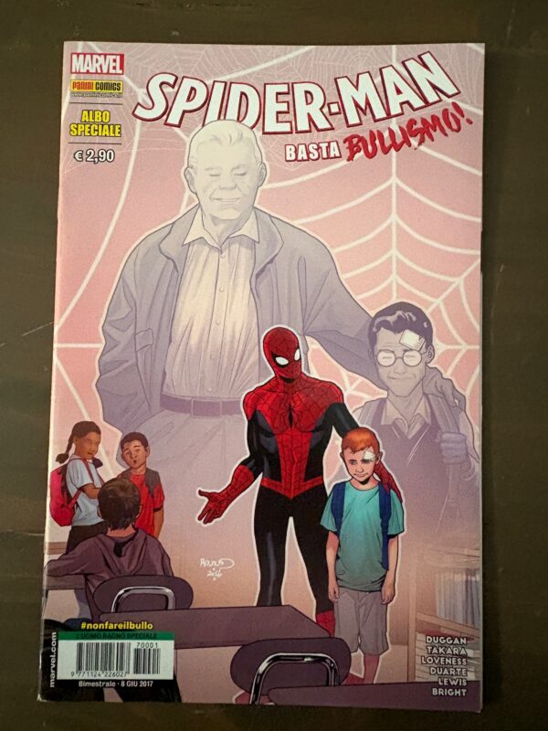 Spiderman Uomo Ragno Basta Bullismo- albo speciale 2017