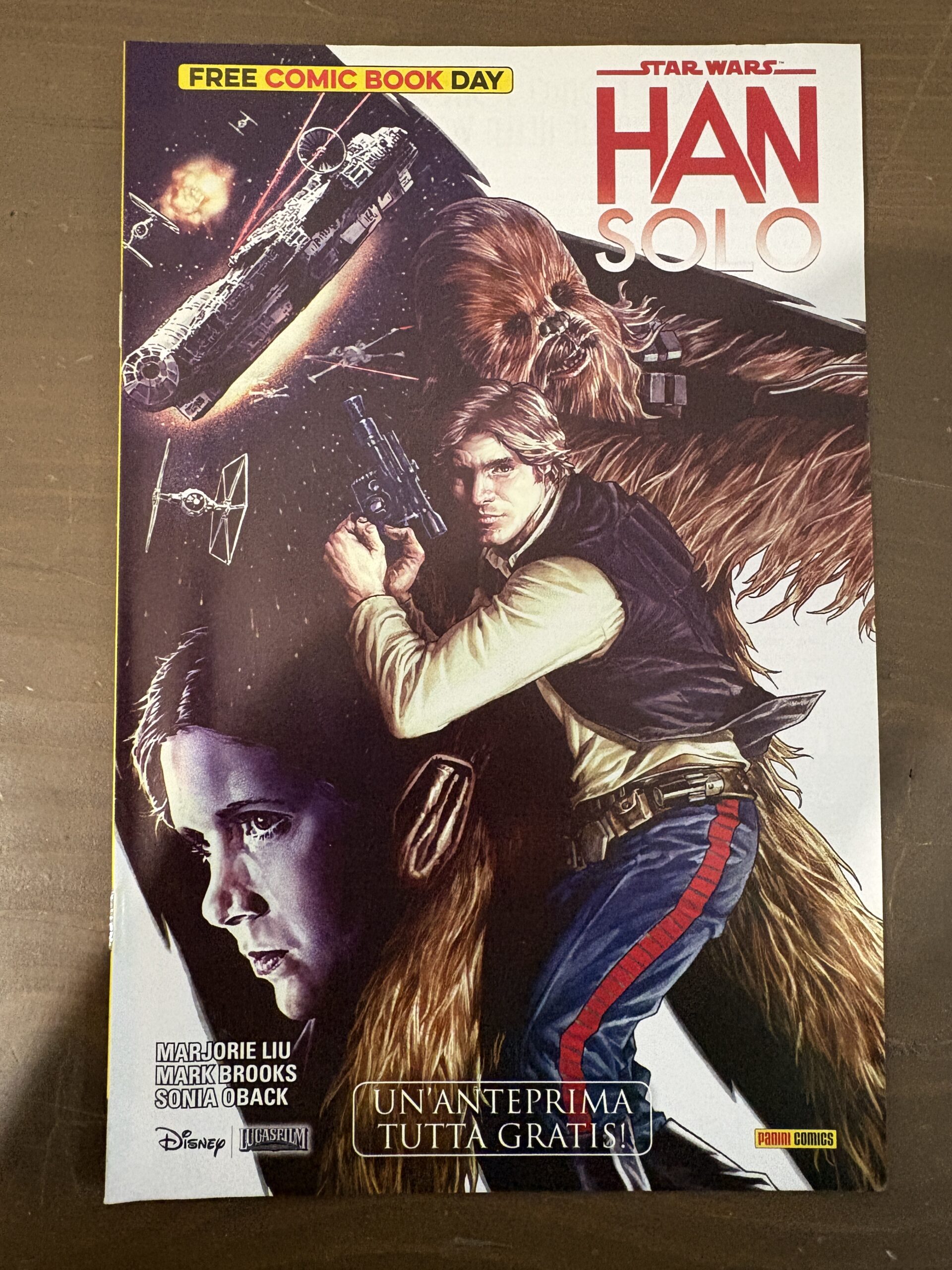 STAR WARS HAN SOLO ALBO PANINI FREE COMIC BOOK DAY 2016