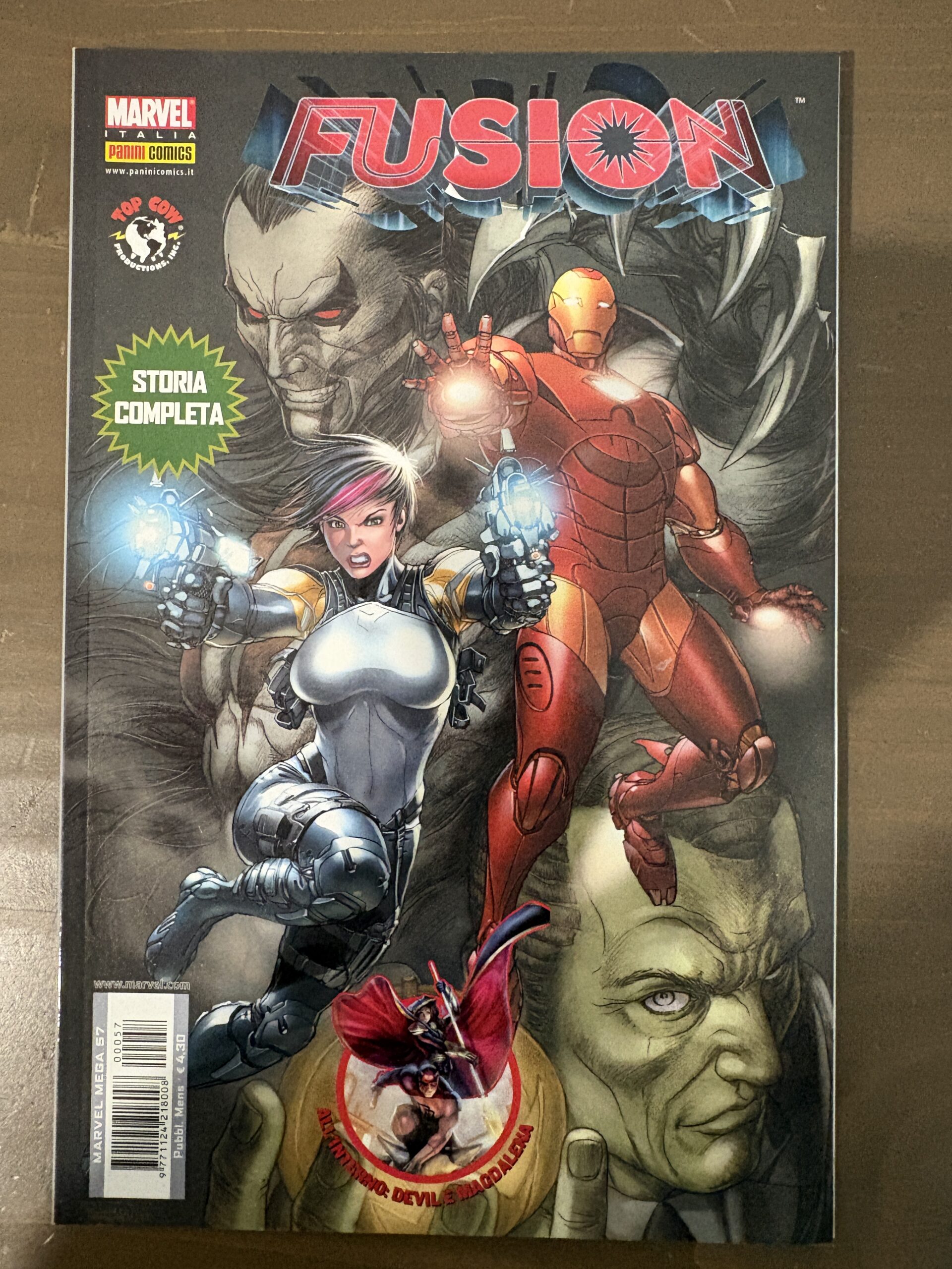 Fusion Iron Man Marvel Mega n.57 -Panini