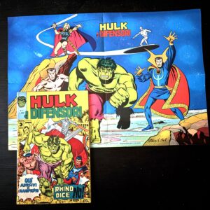Hulk e i difensori n.1 con manifesto Ed. Corno