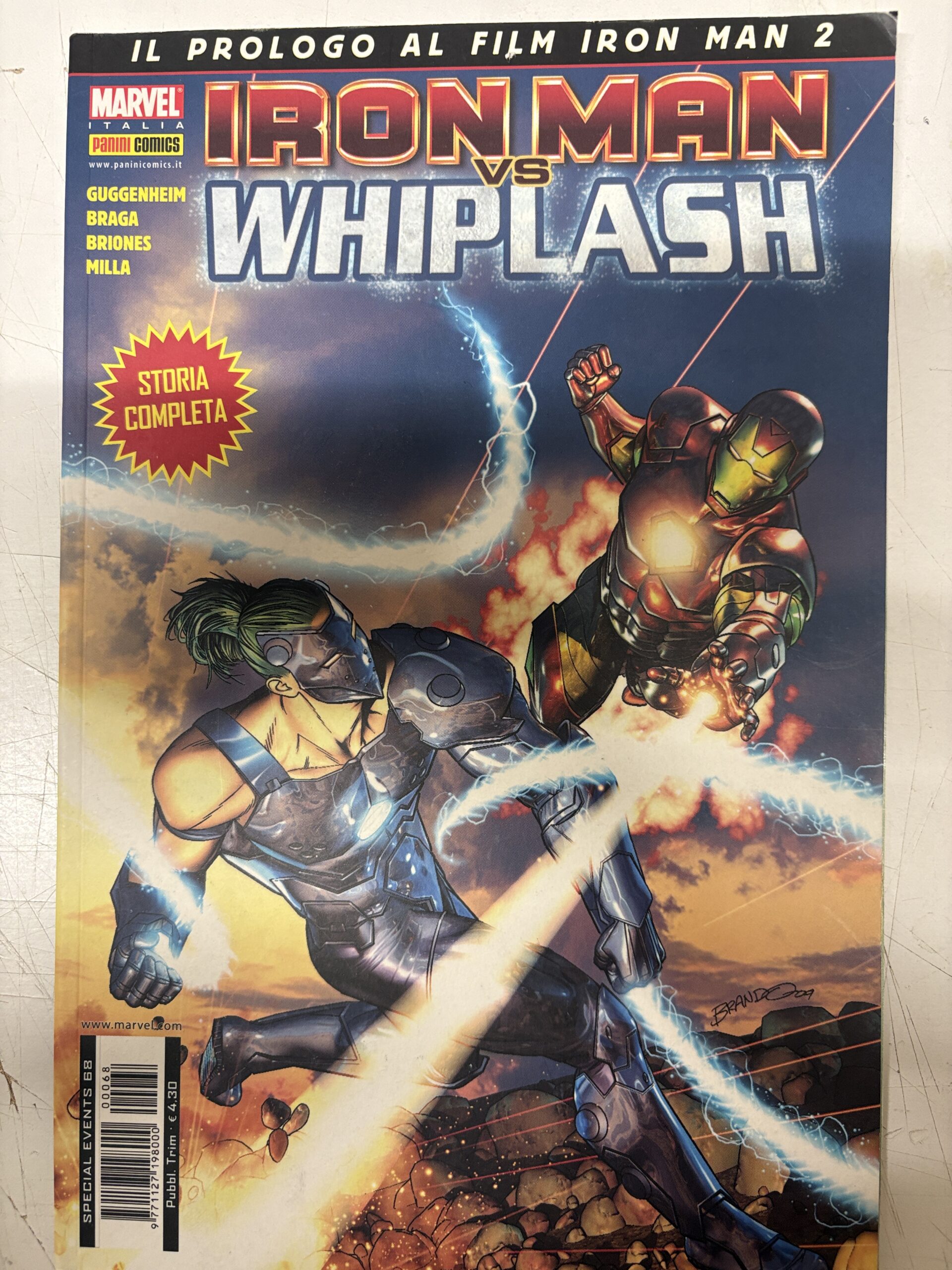 IRON MAN vs WHIPLASH - SPECIAL EVENTS n.68 - PANINI