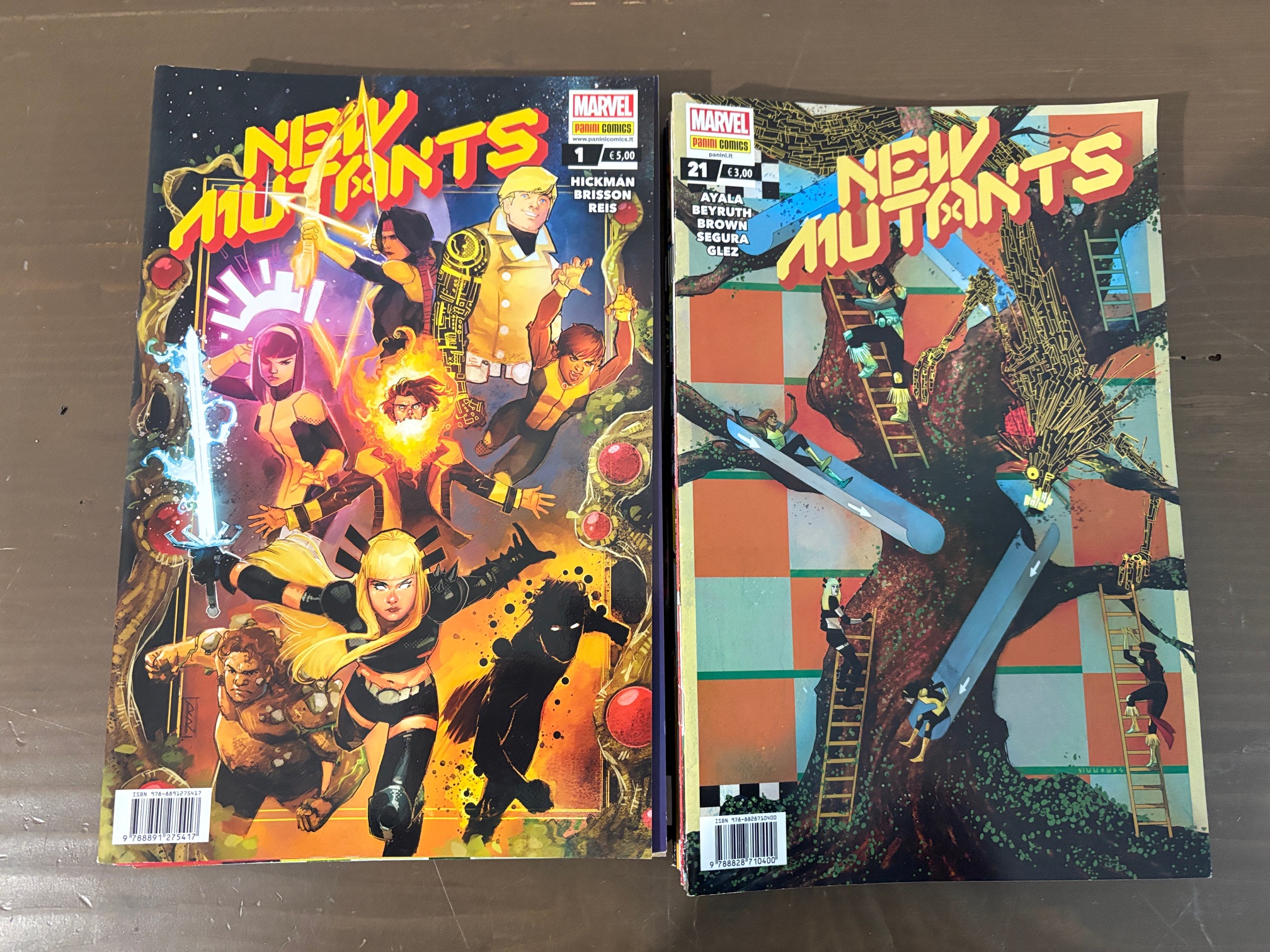 New Mutants da n.1 a 21 completa -Hickman/Brisson/Ayala 1a Edizione - Panini