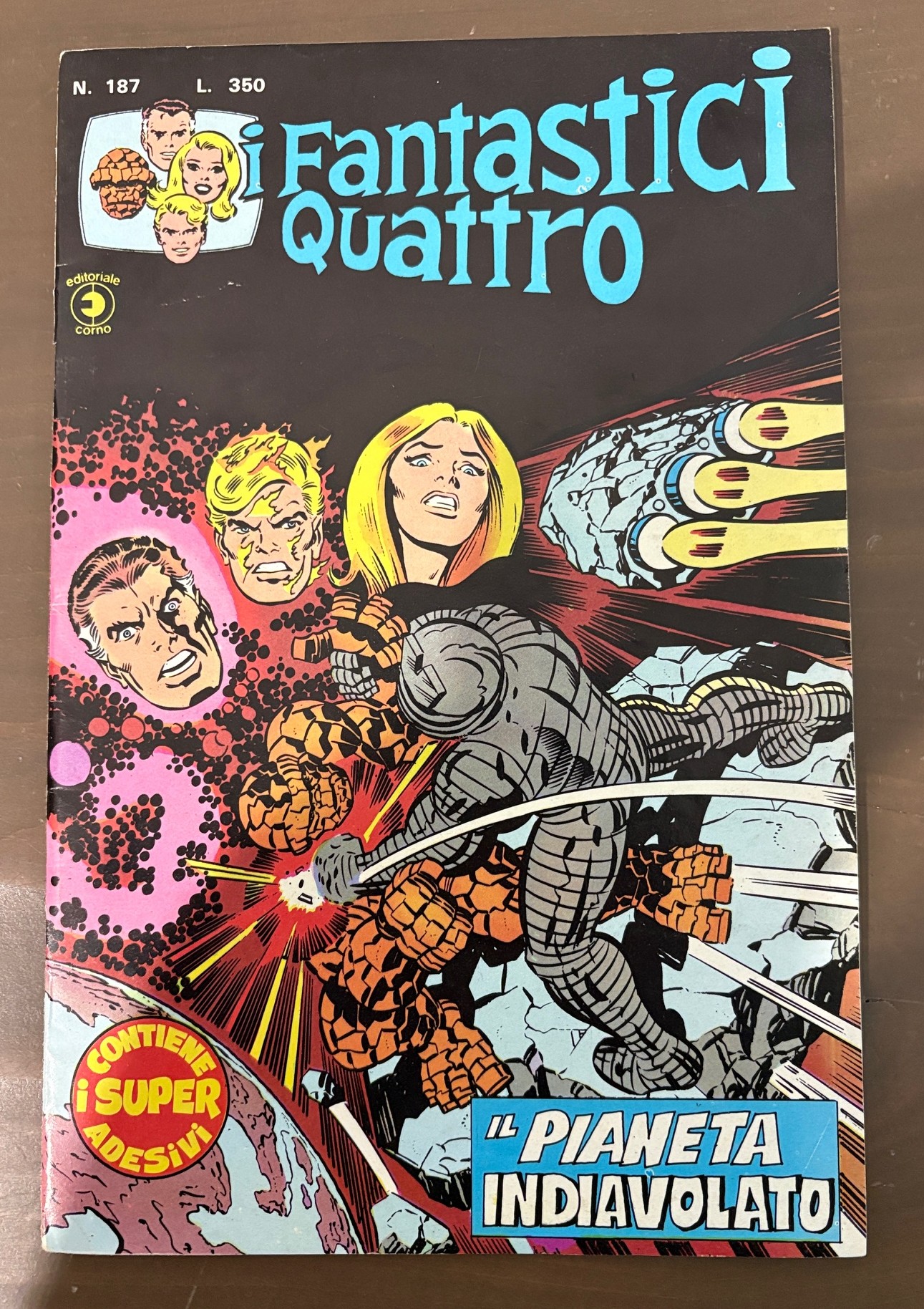 I Fantastici Quattro ed. Corno n. 187