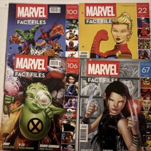 Marvel Fact Files n.ri 22-67-100-106 Carol Danvers- X-men