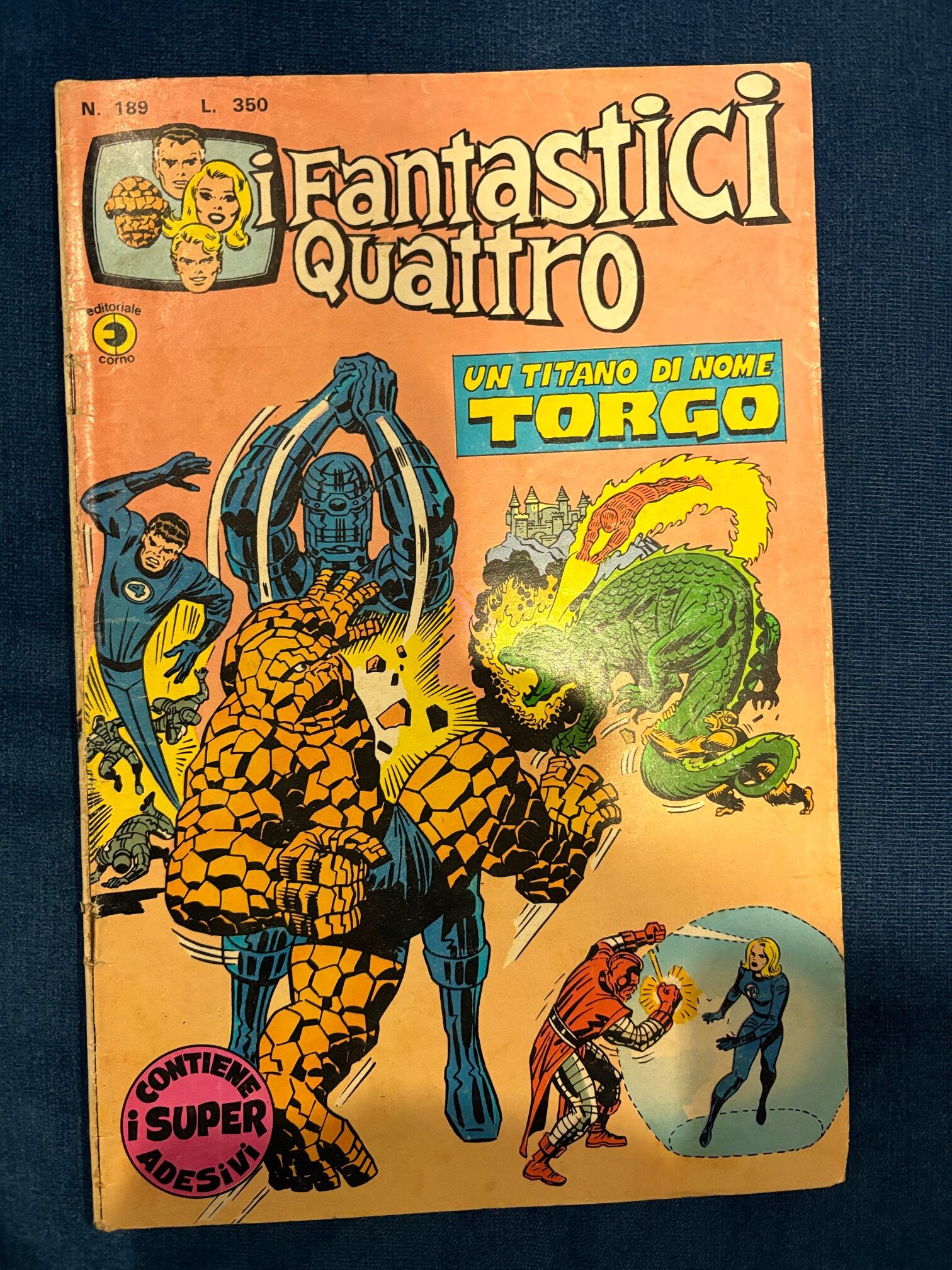 Fantastici Quattro n. 189 - Ed. Corno