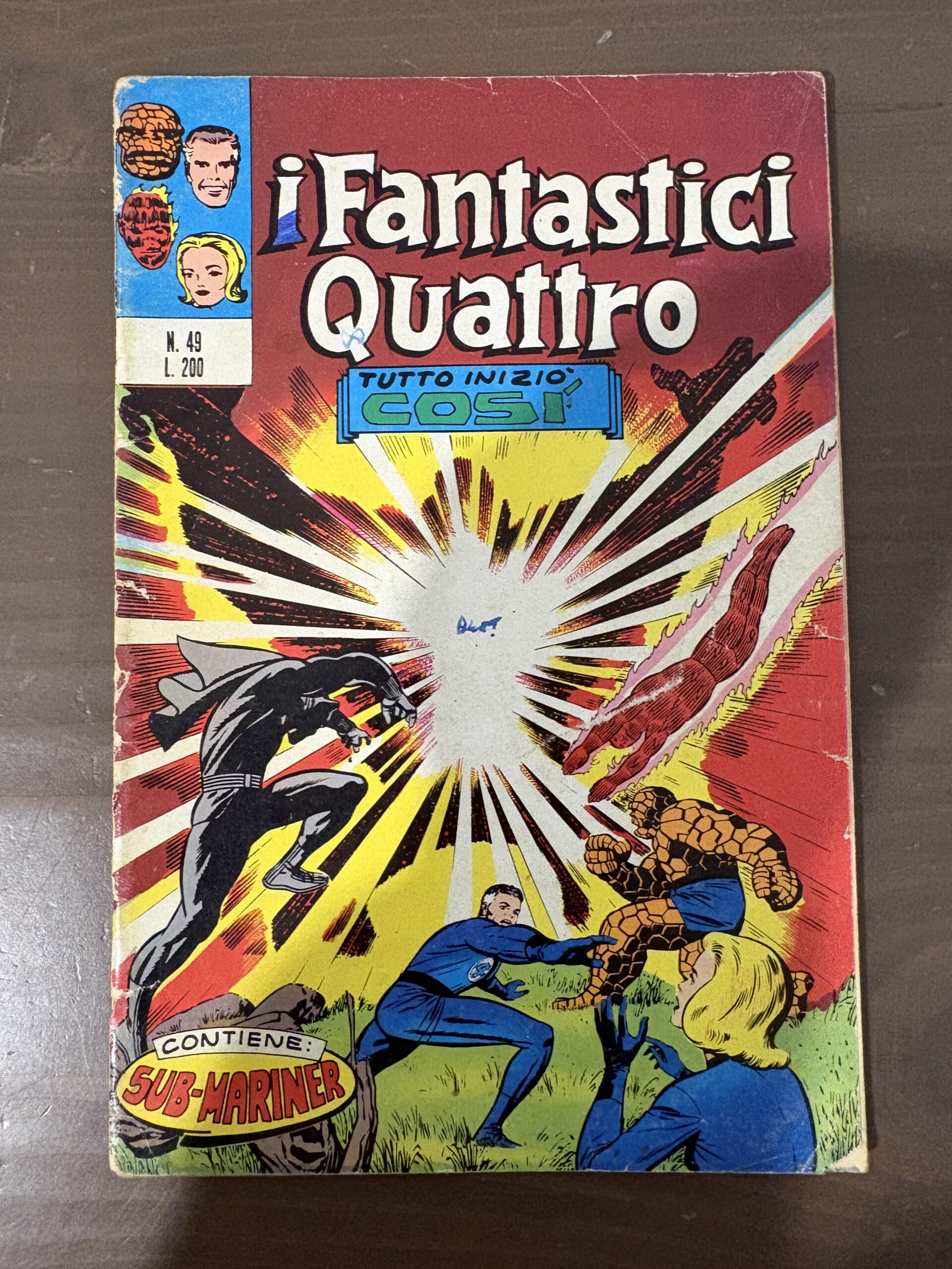Fantastici quattro n. 49 Ed. Corno