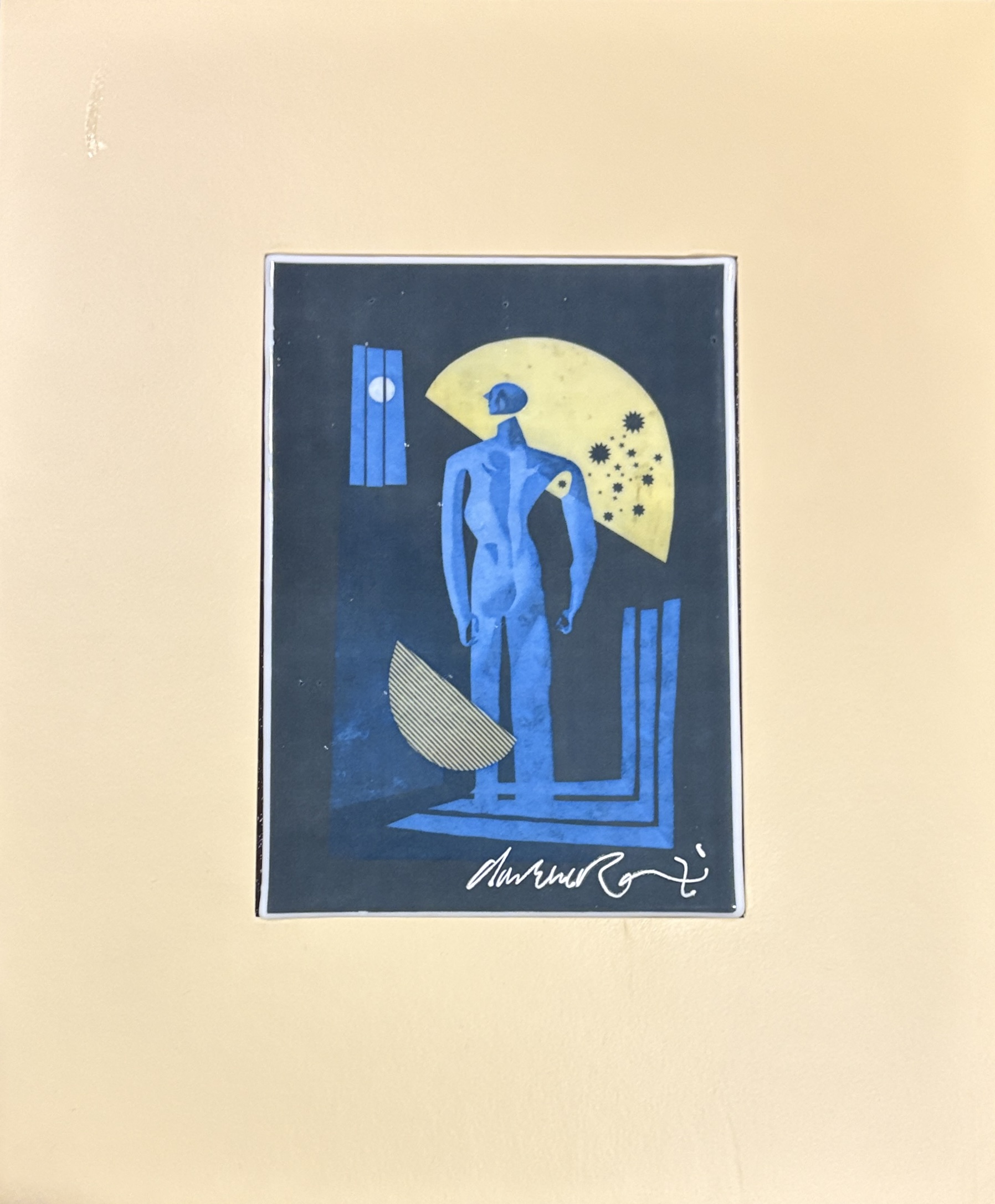 American Gods - Shadow Moon - Dave McKean ceramica n.4/100