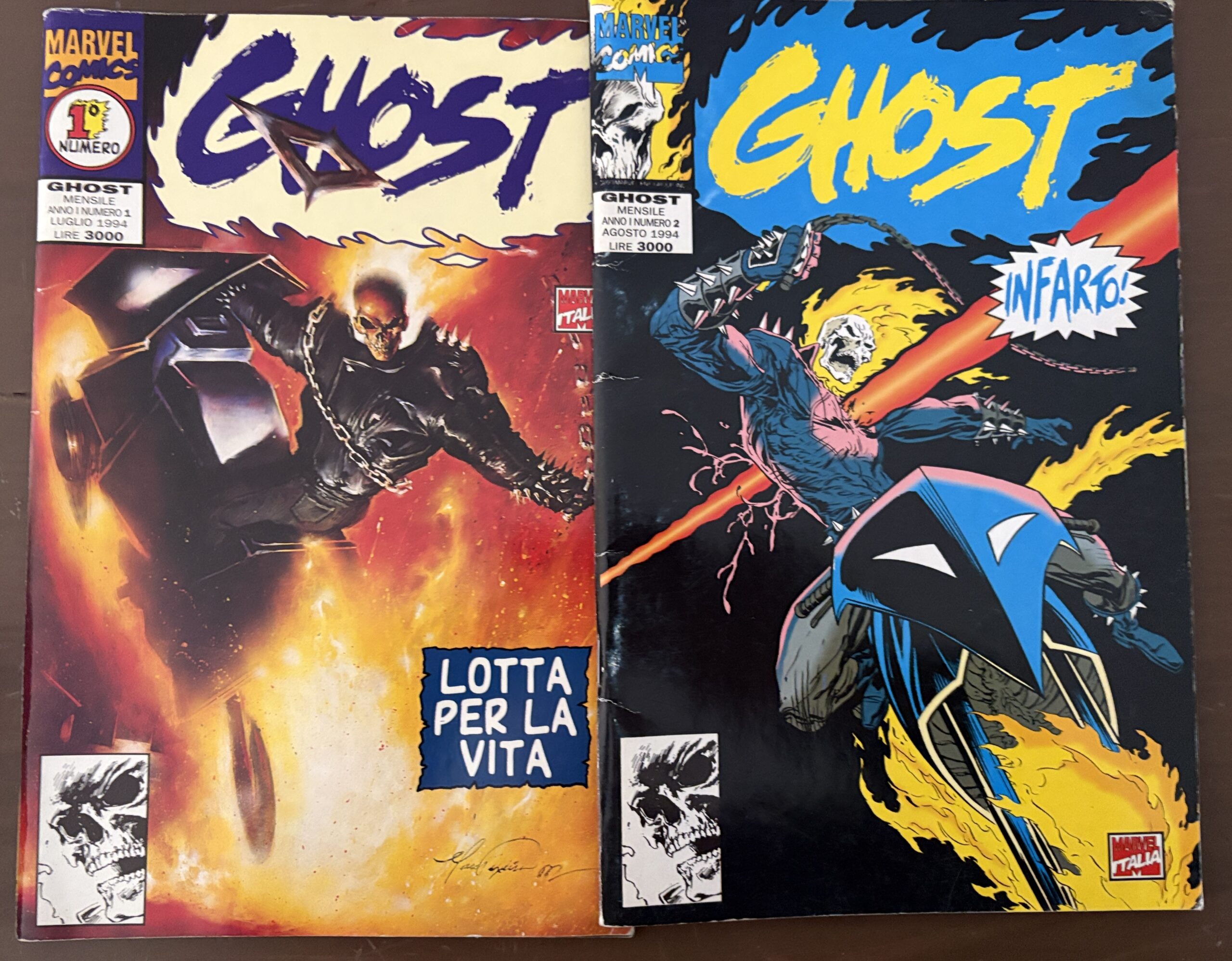 Ghost n. 1-2 Marvel Italia