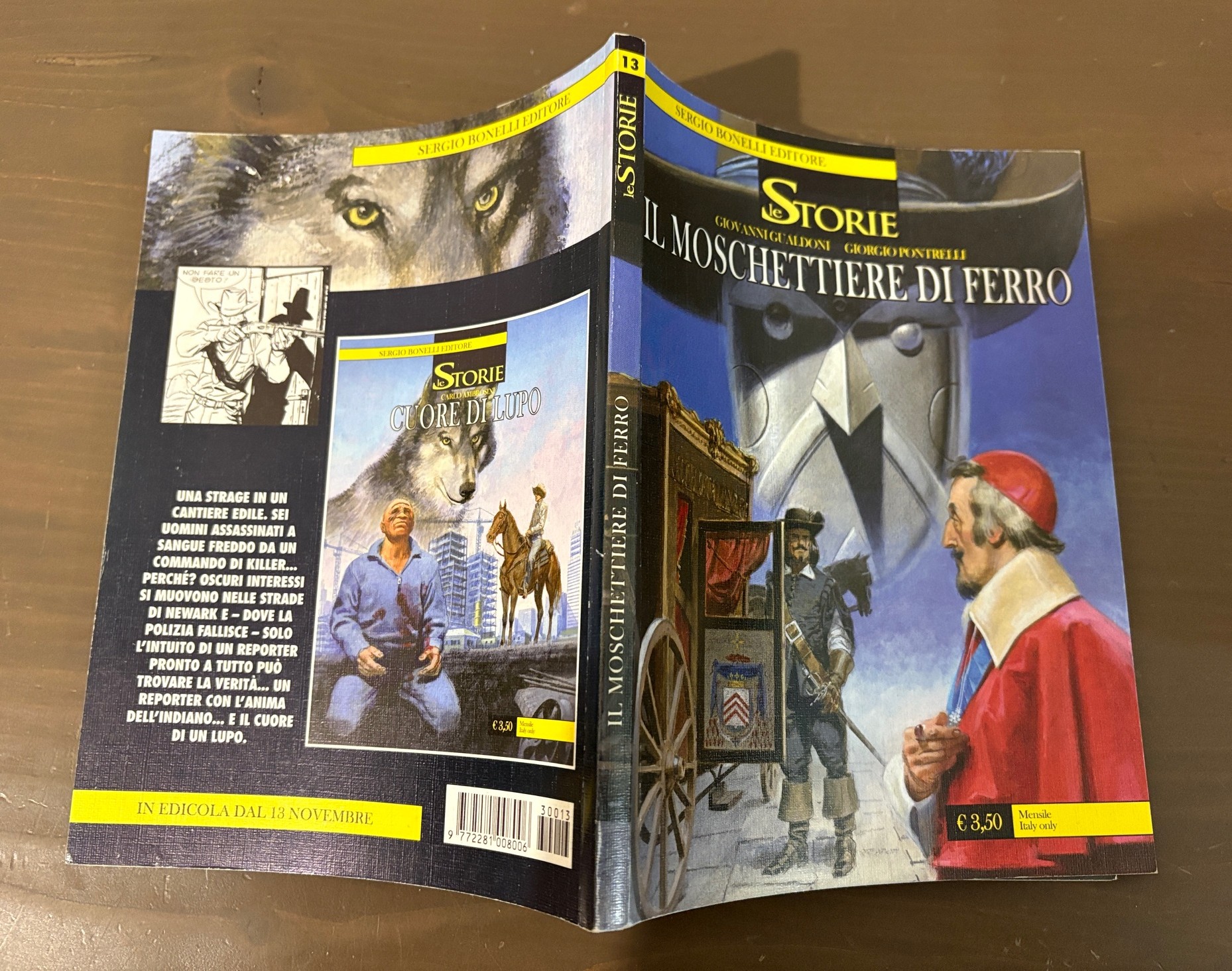 LE STORIE BONELLI n. 13 - Il moschettiere di ferro - BONELLI