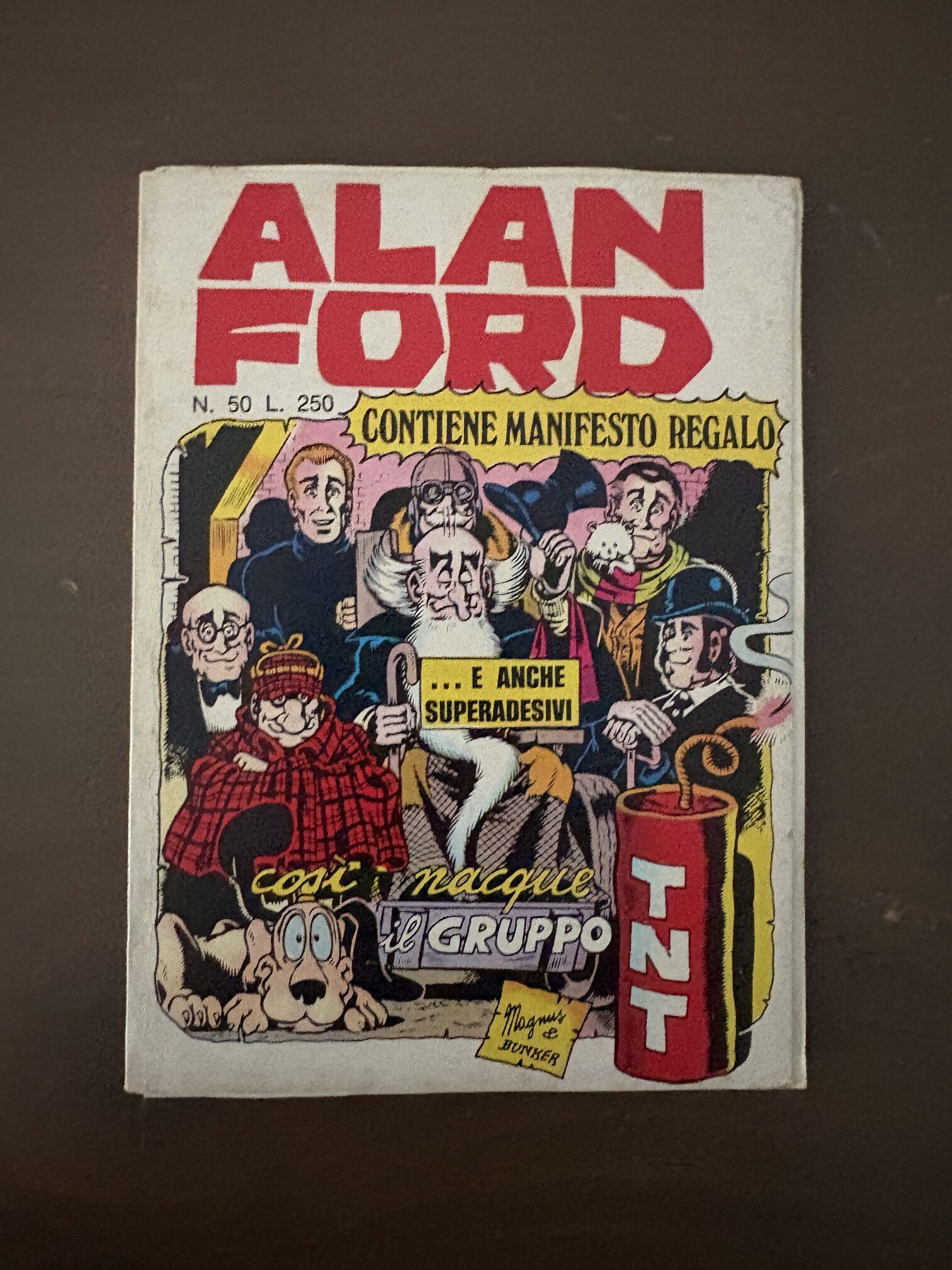 ALAN FORD n. 50 con adesivi e poster ed. Corno - immagine 2