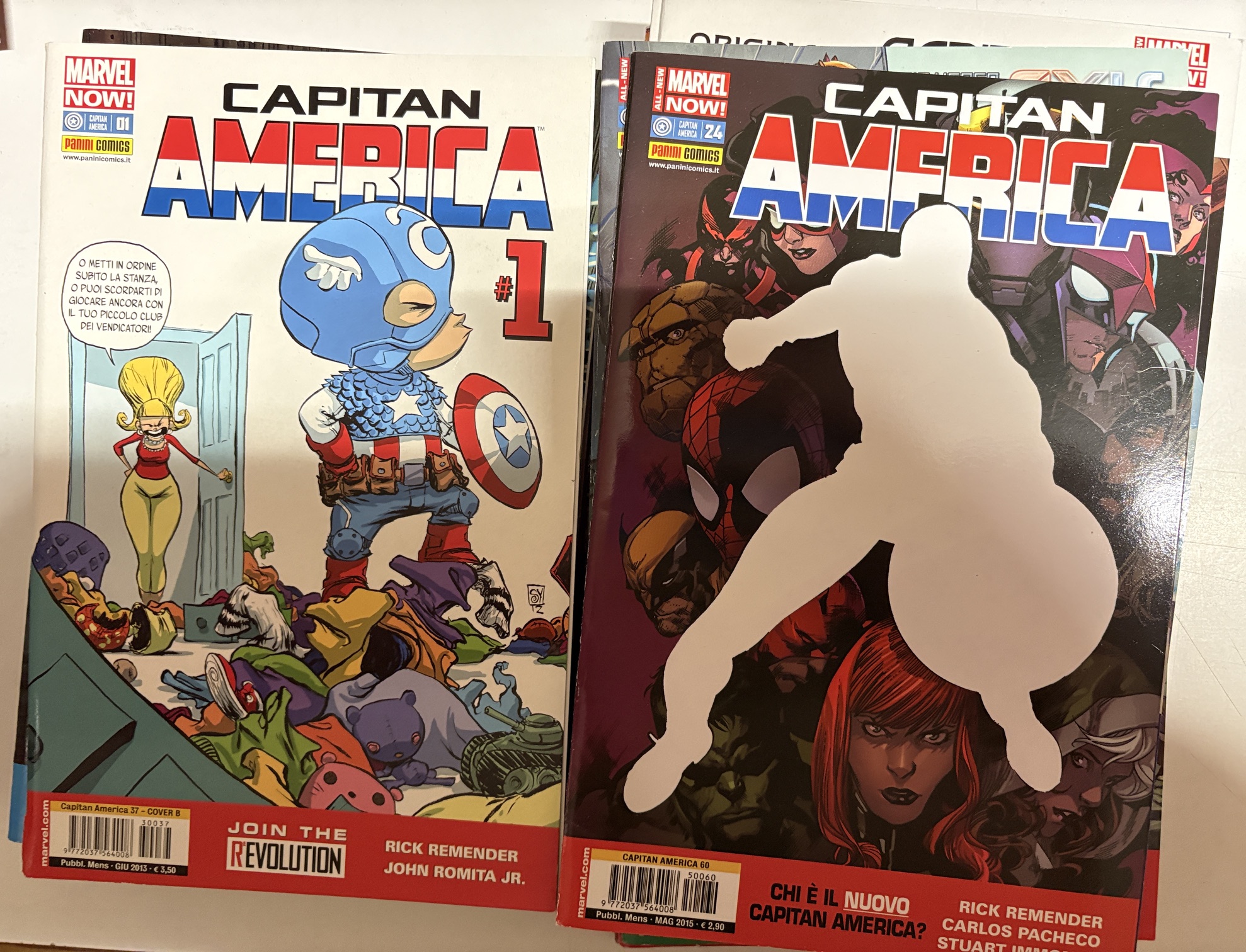 Capitan America da 1 a 24 (da n.37 a 60) sequenza completa Marvel Panini