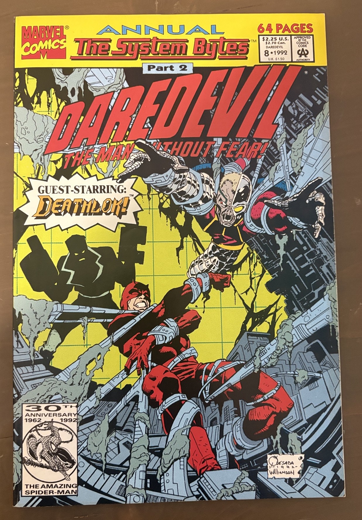 Daredevil Annual 8 Marvel originale USA