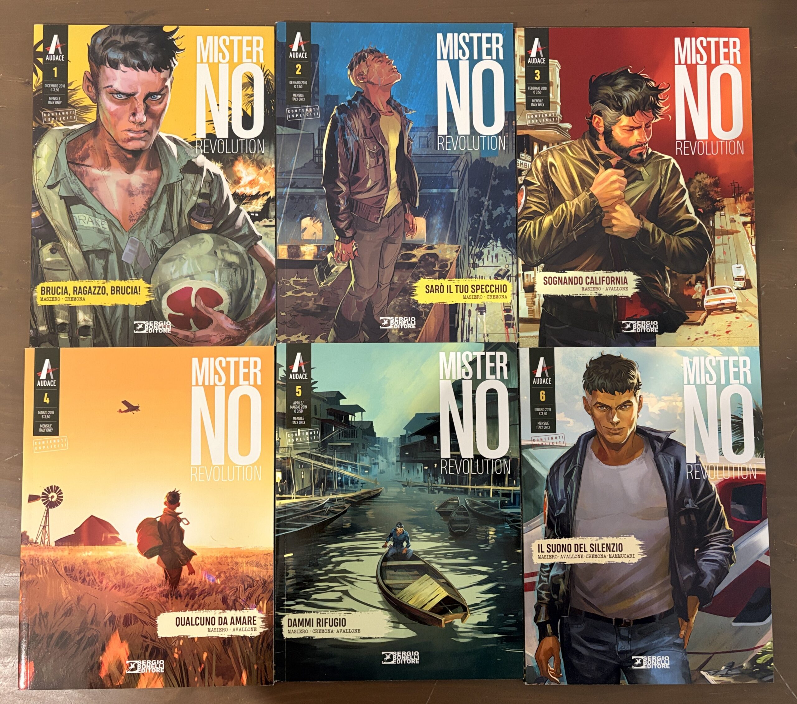 MISTER NO REVOLUTION miniserie da 1 a 6 completa – Bonelli 2018