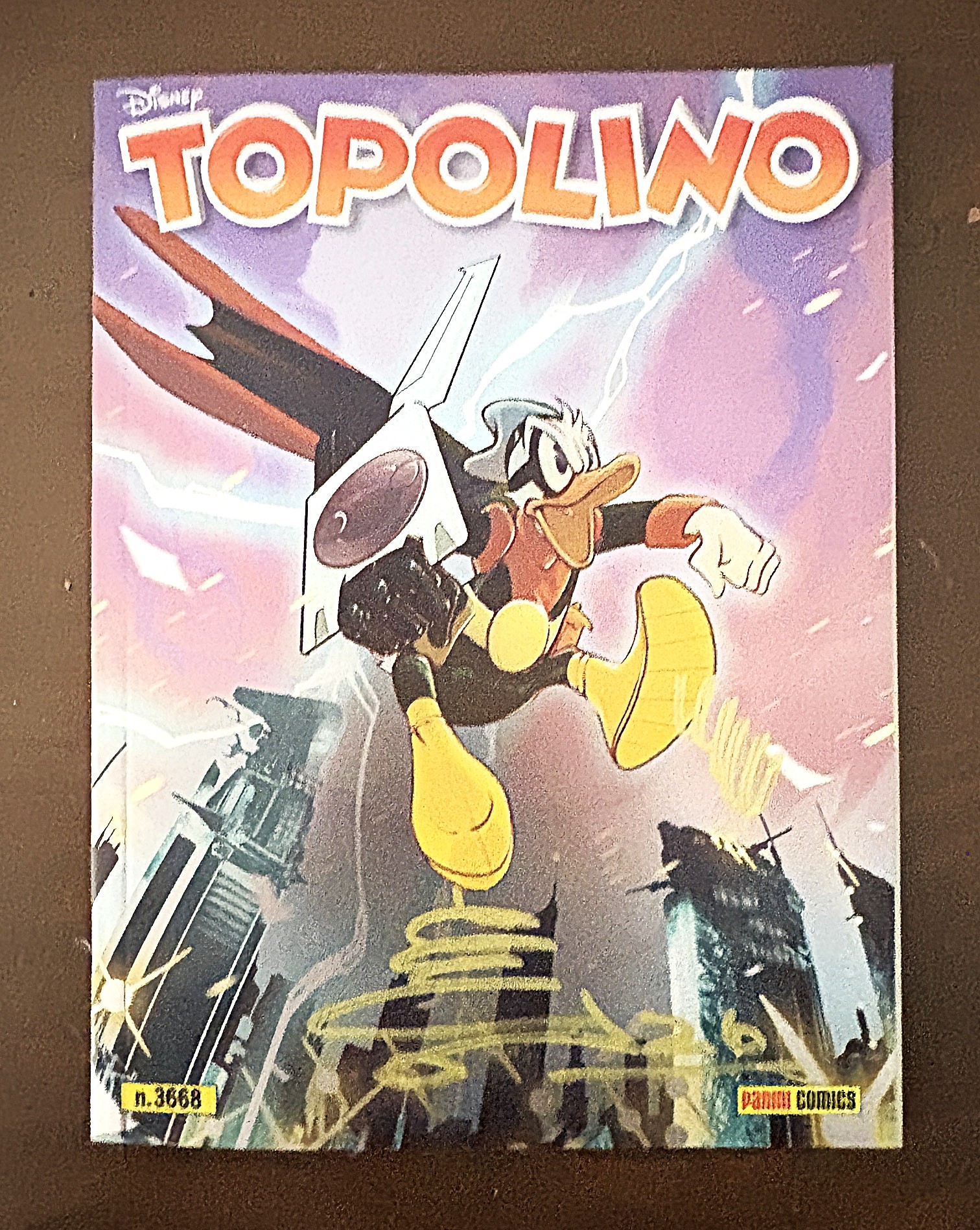 TOPOLINO n.3668 INSTANT VARIANT PK autografato da Carmine Di Giandomenico - PANINI DISNEY