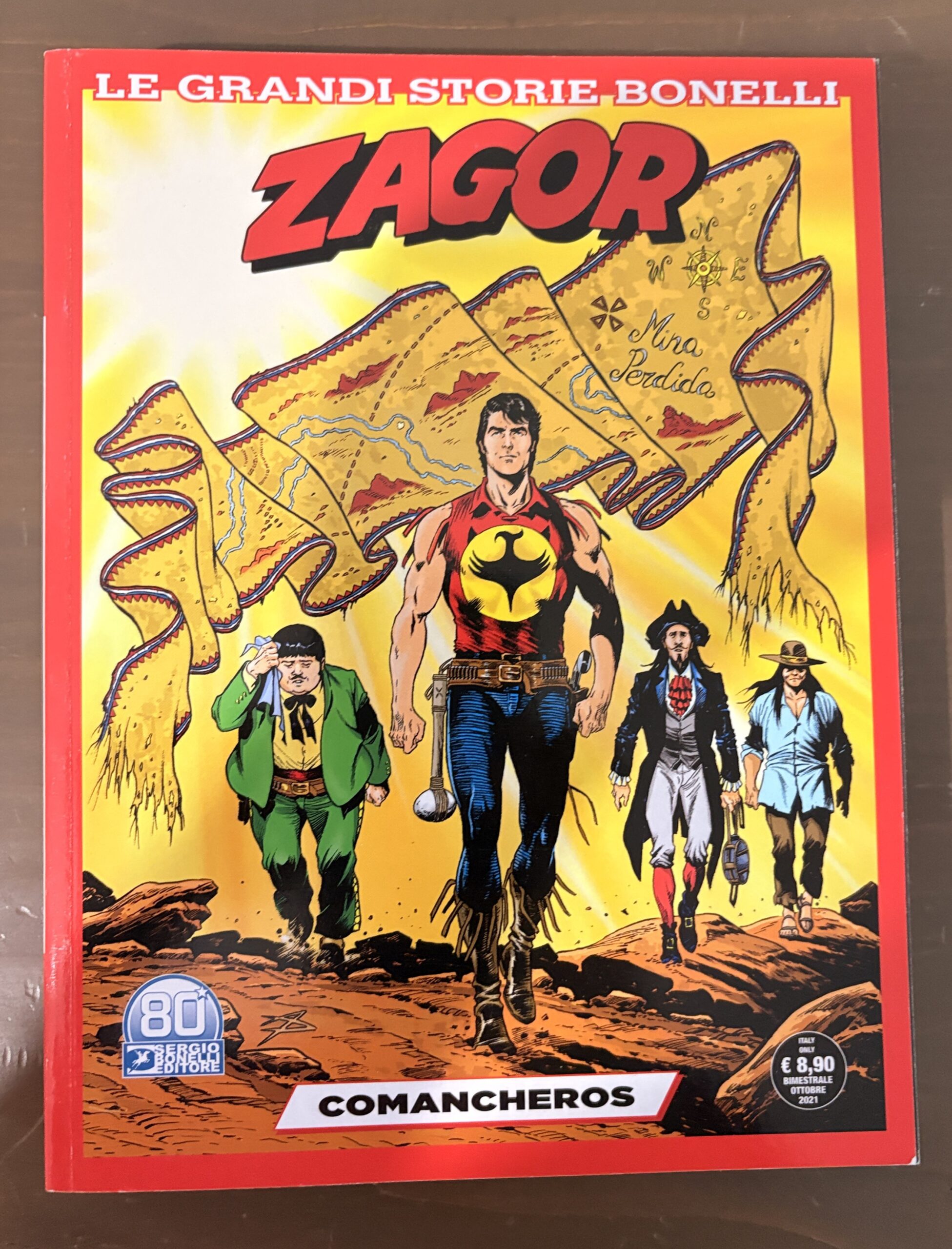 ZAGOR LE GRANDI STORIE n. 1 "Comancheros" -BONELLI - 2021