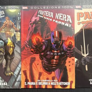 PANTERA NERA L'UOMO SENZA PAURA volumi da 1 a 3 COMPLETA -COLLEZIONE 100% - PANINI