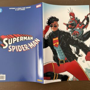 SUPERMAN/SPIDER-MAN  variant SUPERBOY & SPIDER-PUNK  di JEFF SPOKES - PANINI