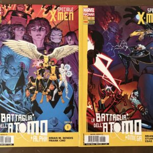 X-MEN LA BATTAGLIA DELL'ATOMO Alpha e Omega - Marvel World n.21 e 22 -Panini