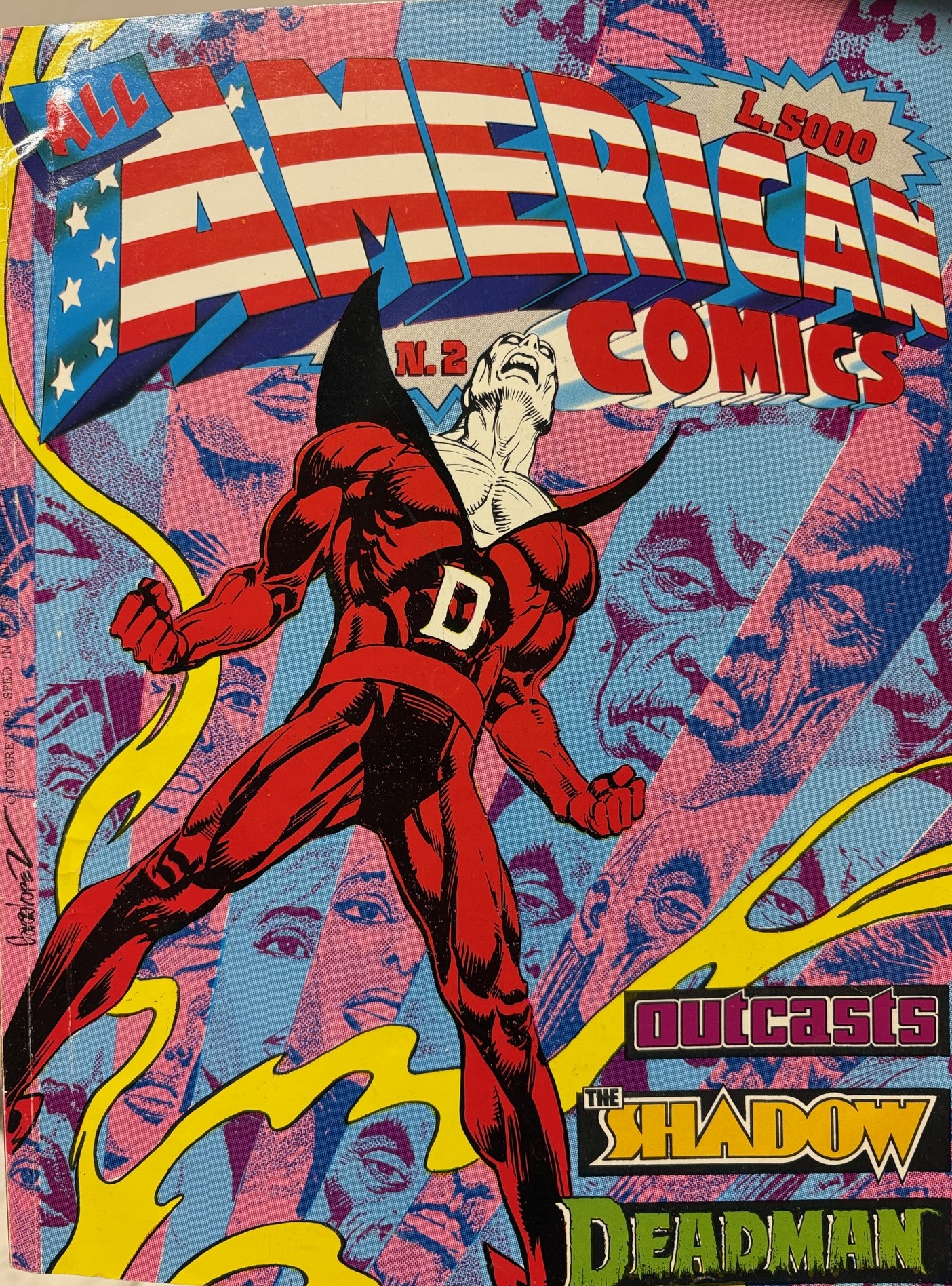 All American Comics n.2 - Outcast Deadman TheShadow- DC Comic Art