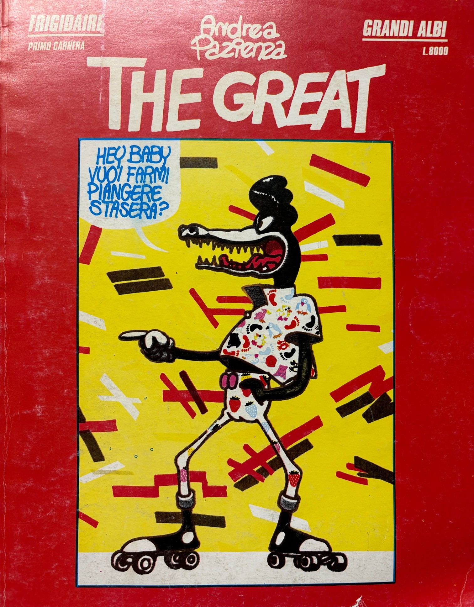 Andrea Pazienza THE GREAT - Primo Carnera - Frigidaire Grandi Albi 1988