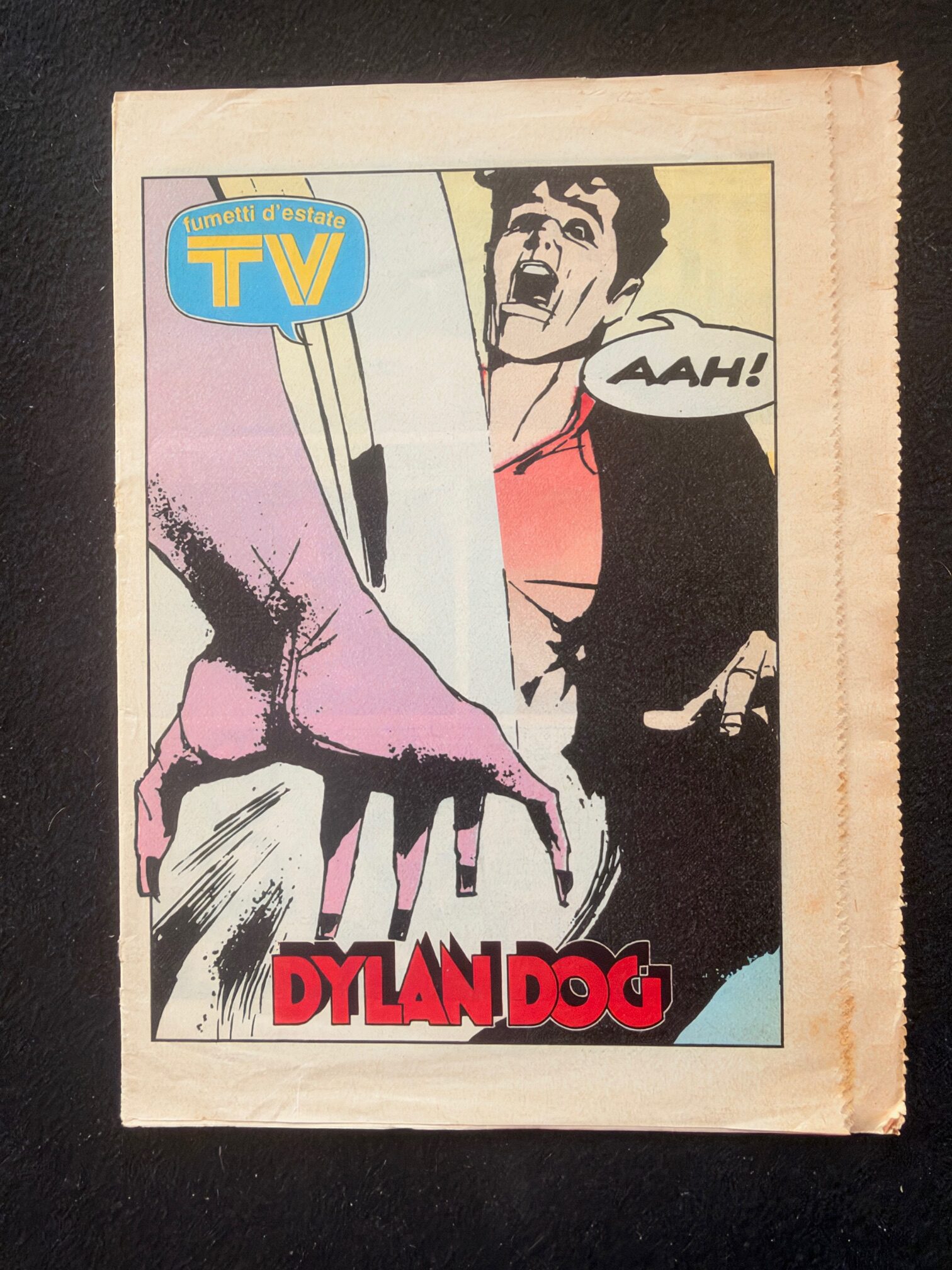 Dylan Dog FUMETTI D'ESTATE  inserto TV SORRISI E CANZONI