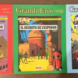 Le Avventure di Blake e Mortimer Grandi Eroi Comic Art n.24-25-26